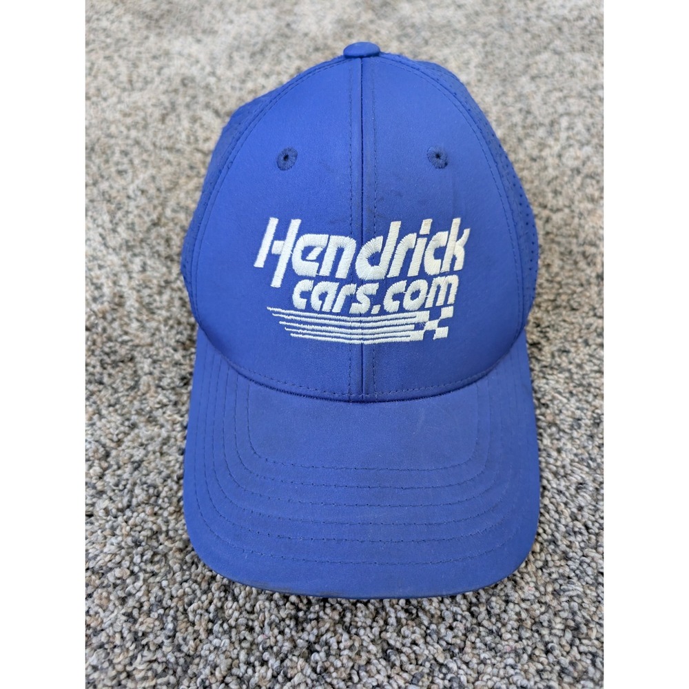 Hendrick Motorsports NASCAR Team Issued Hat Blue‎ HendrickCars.com 24 Chevrolet